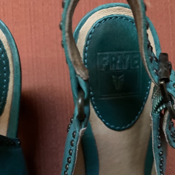 Frye slingback peep toe sandals - Picture 3 of 12